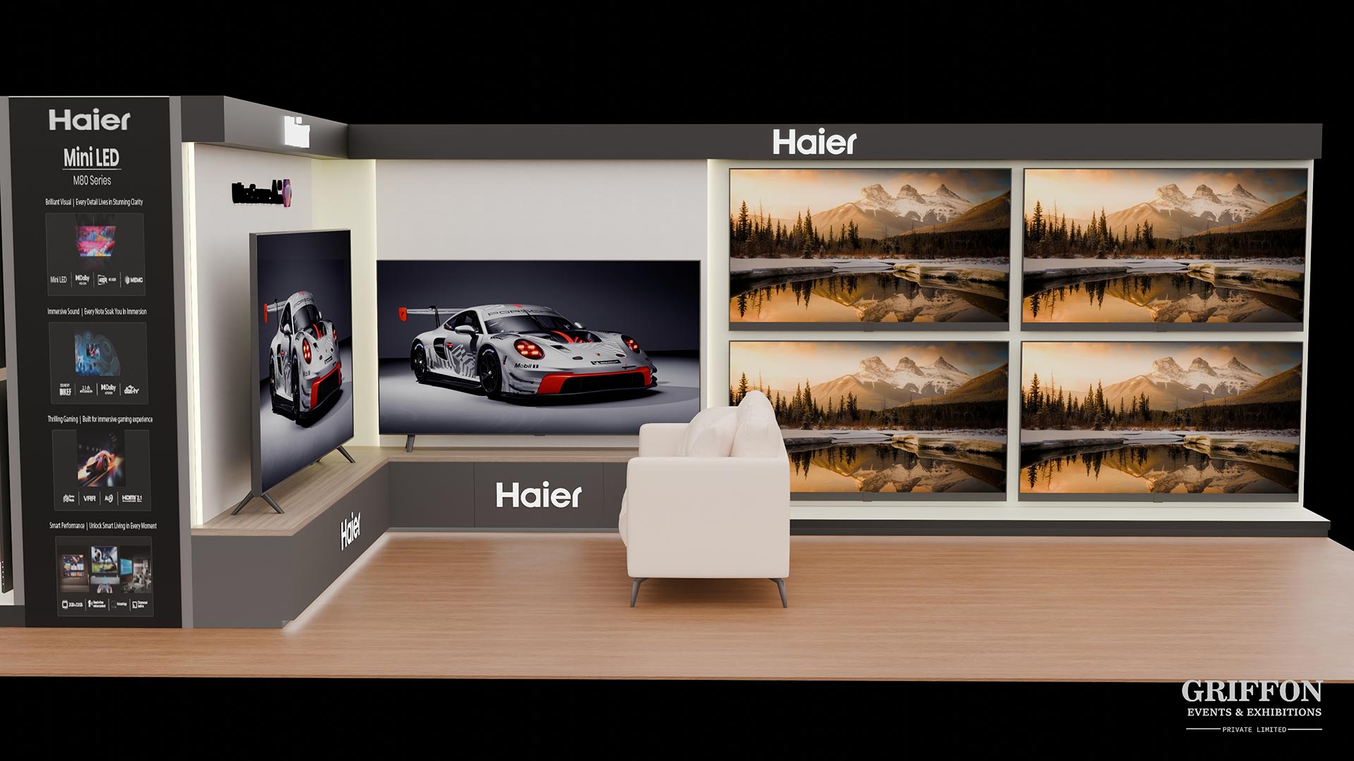 Brand display interior